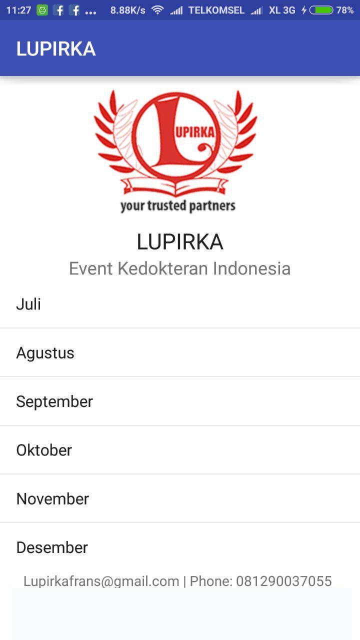 Lupirka - Event Kedokteran