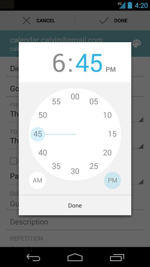 Standalone Calendar