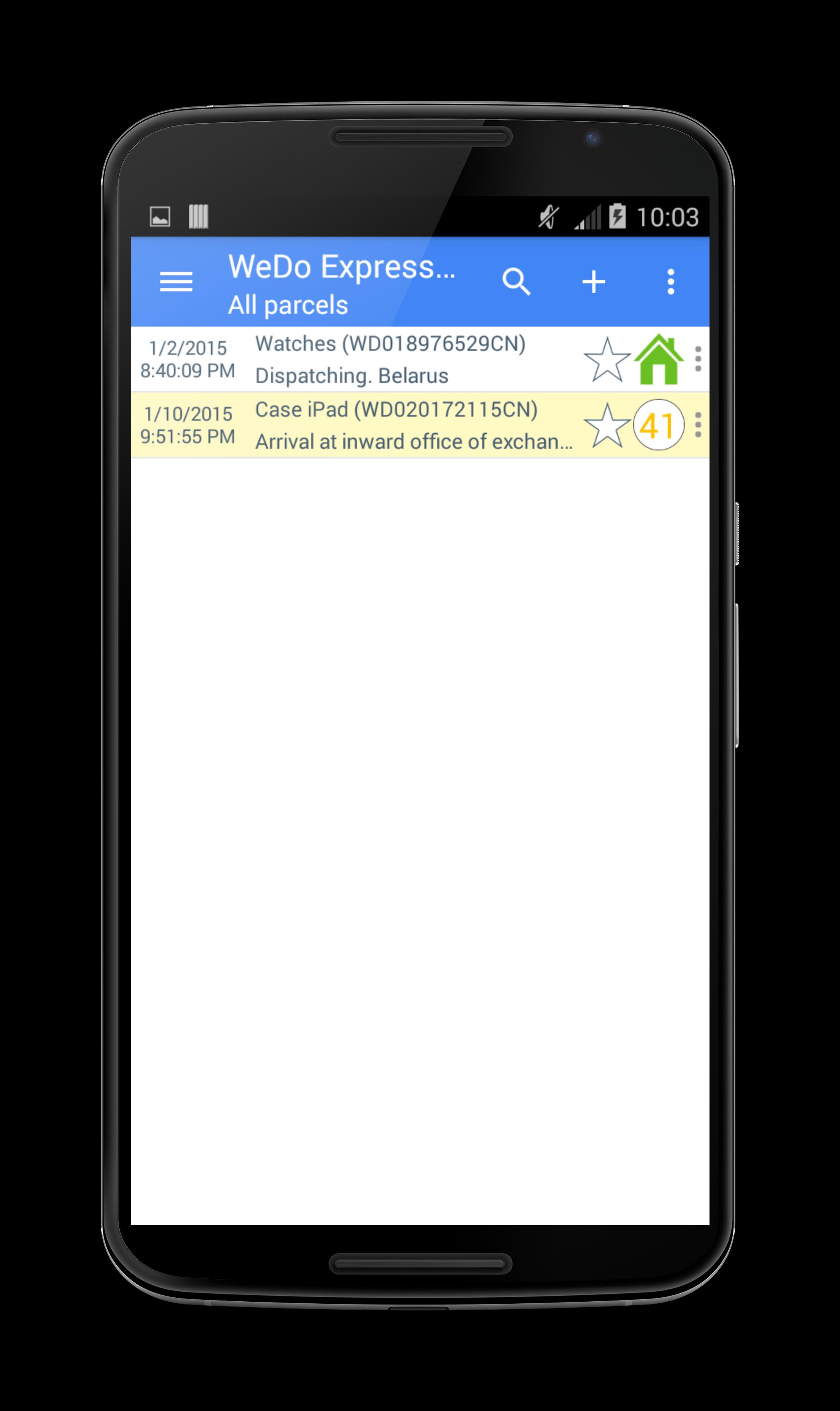 WeDo Express Auto Tracking