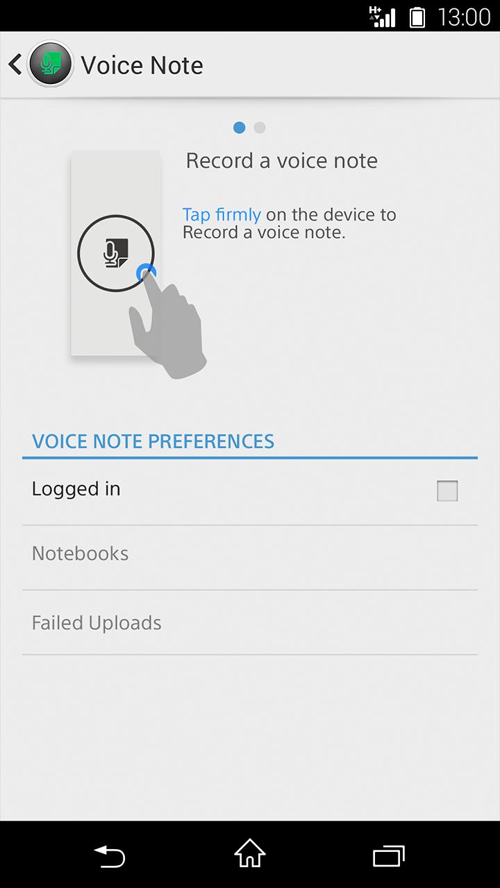 Voice Note smart extension