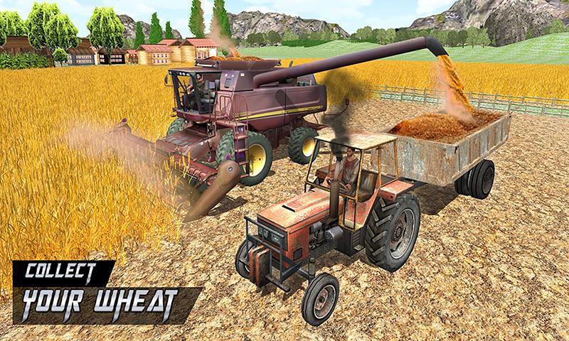 Village Farmer Tractor Sim