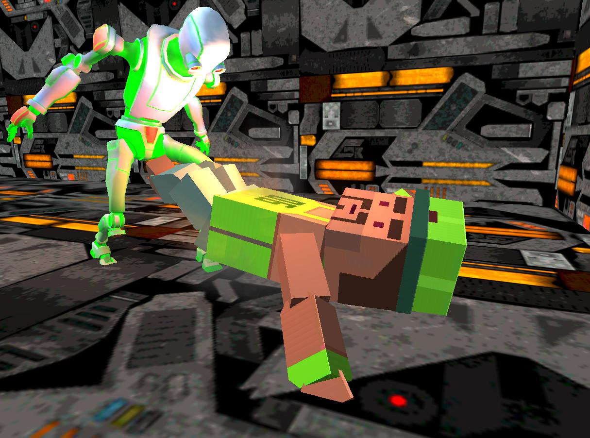 HUMAN VS ROBOTS Fighter 2050