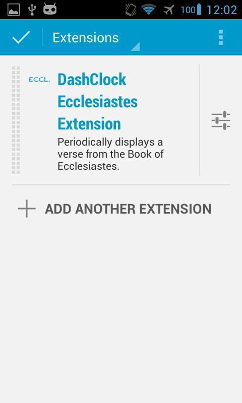 DashClock Bible Ecclesiastes