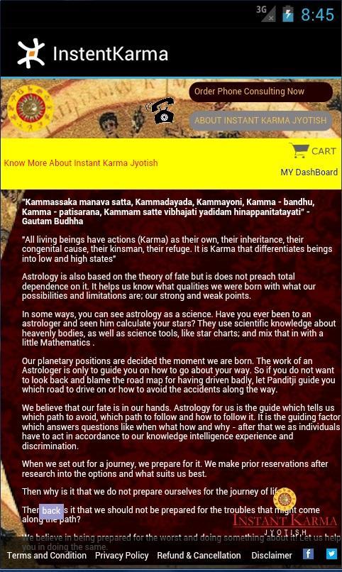 instant karma jyotish