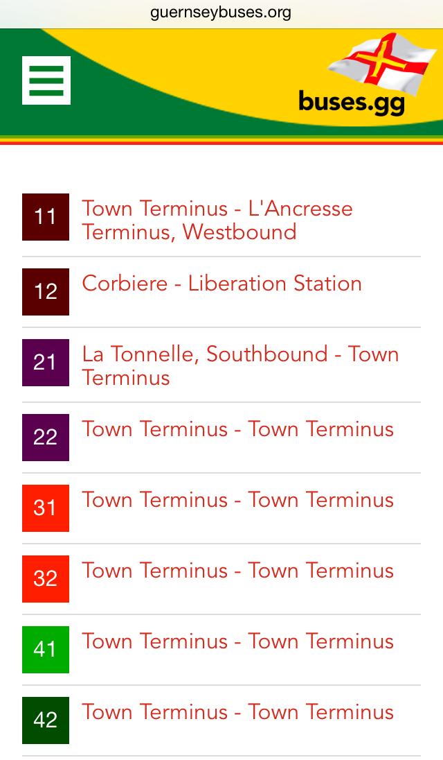 Guernsey Buses