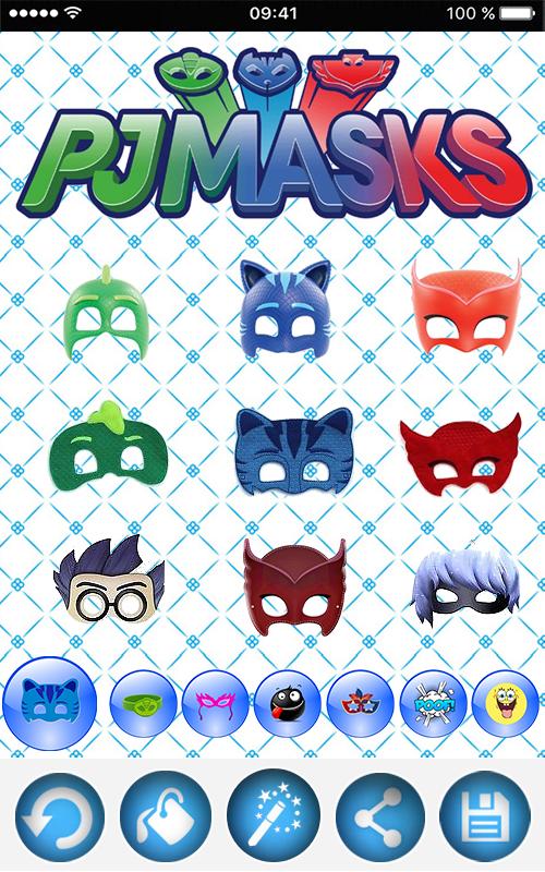 PJ MASKS EMOJI FACE