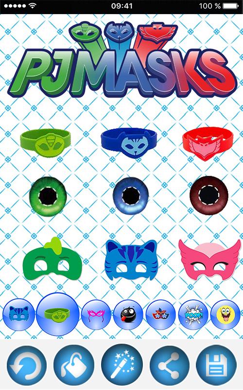 PJ MASKS EMOJI FACE