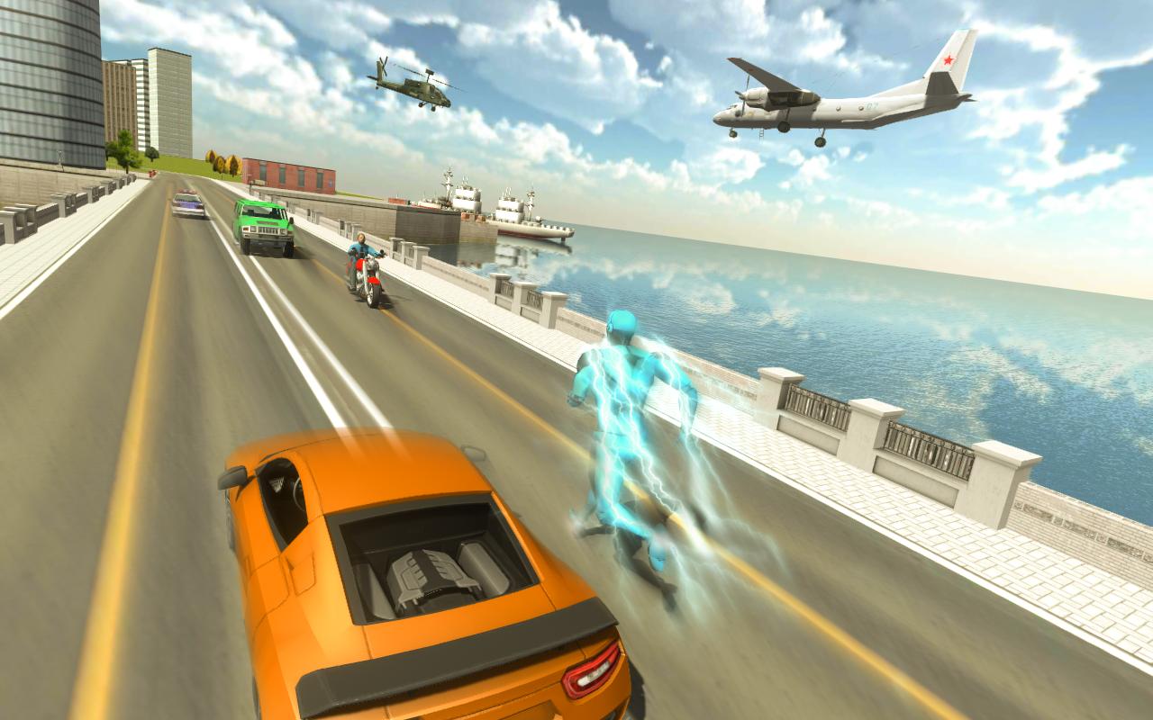 Real Police Robot Speed Hero:Super Cop Robot Game