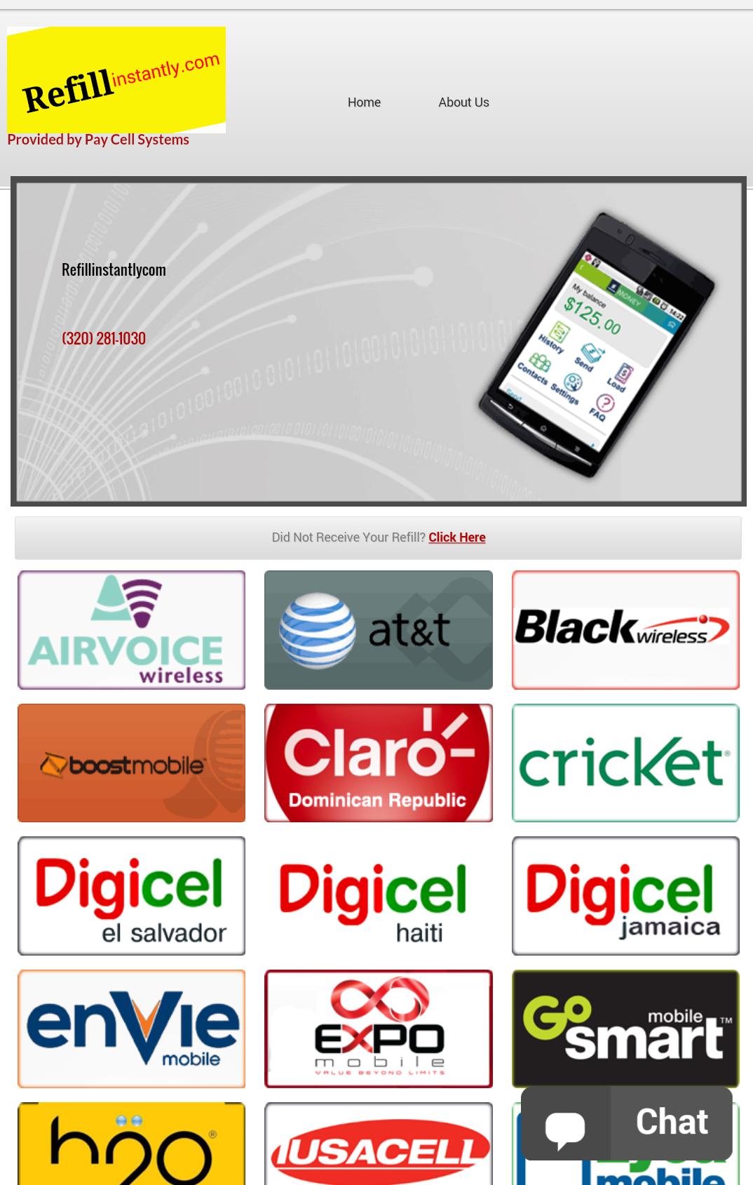 At&t Payment go phone refill