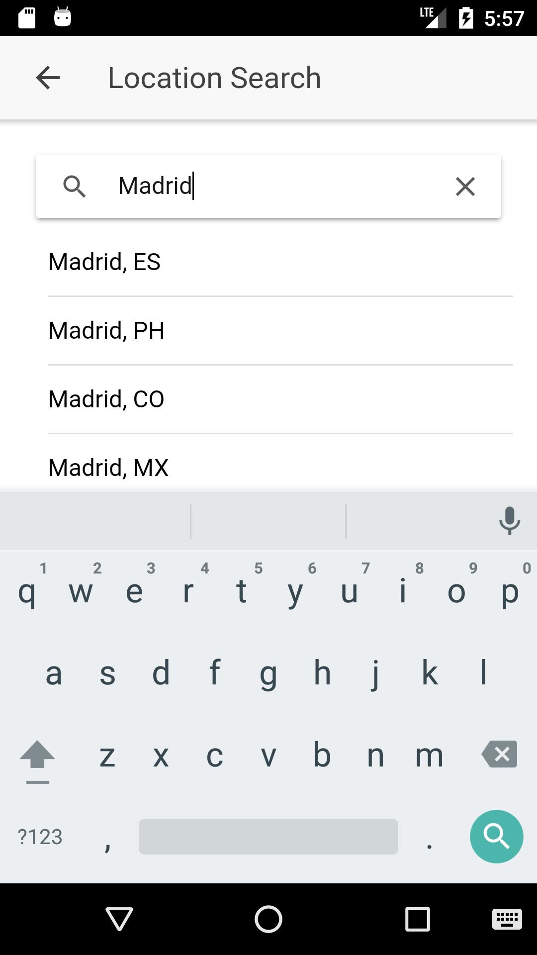 Simplest Weather App