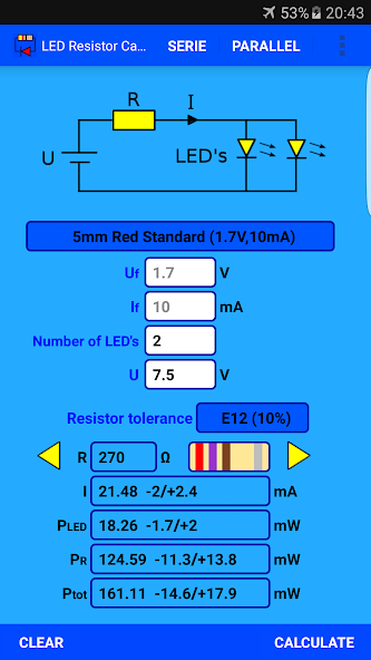 LED Resistor Calculator