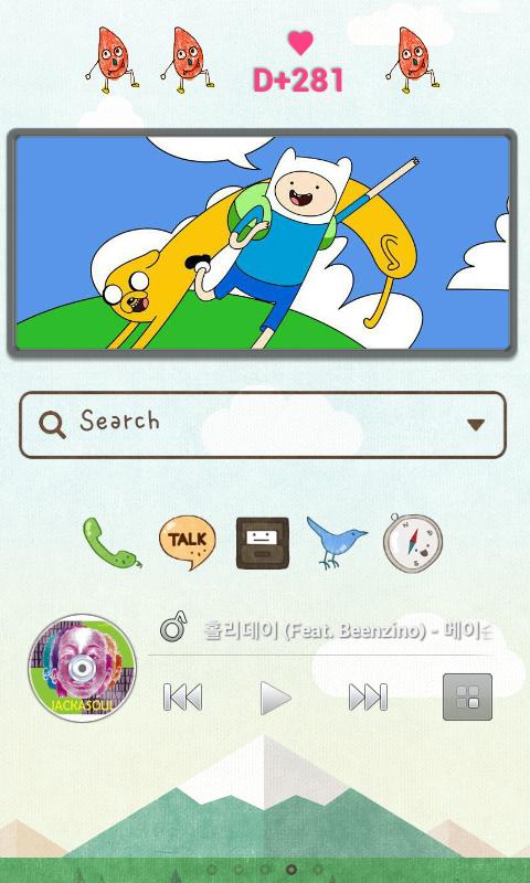 CartoonPlay LINE LauncherTheme