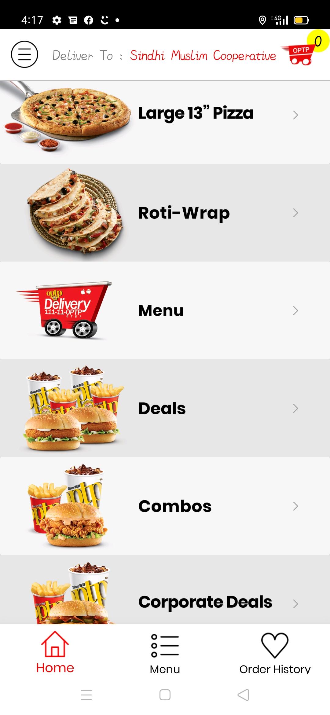 OPTP - Official Delivery App