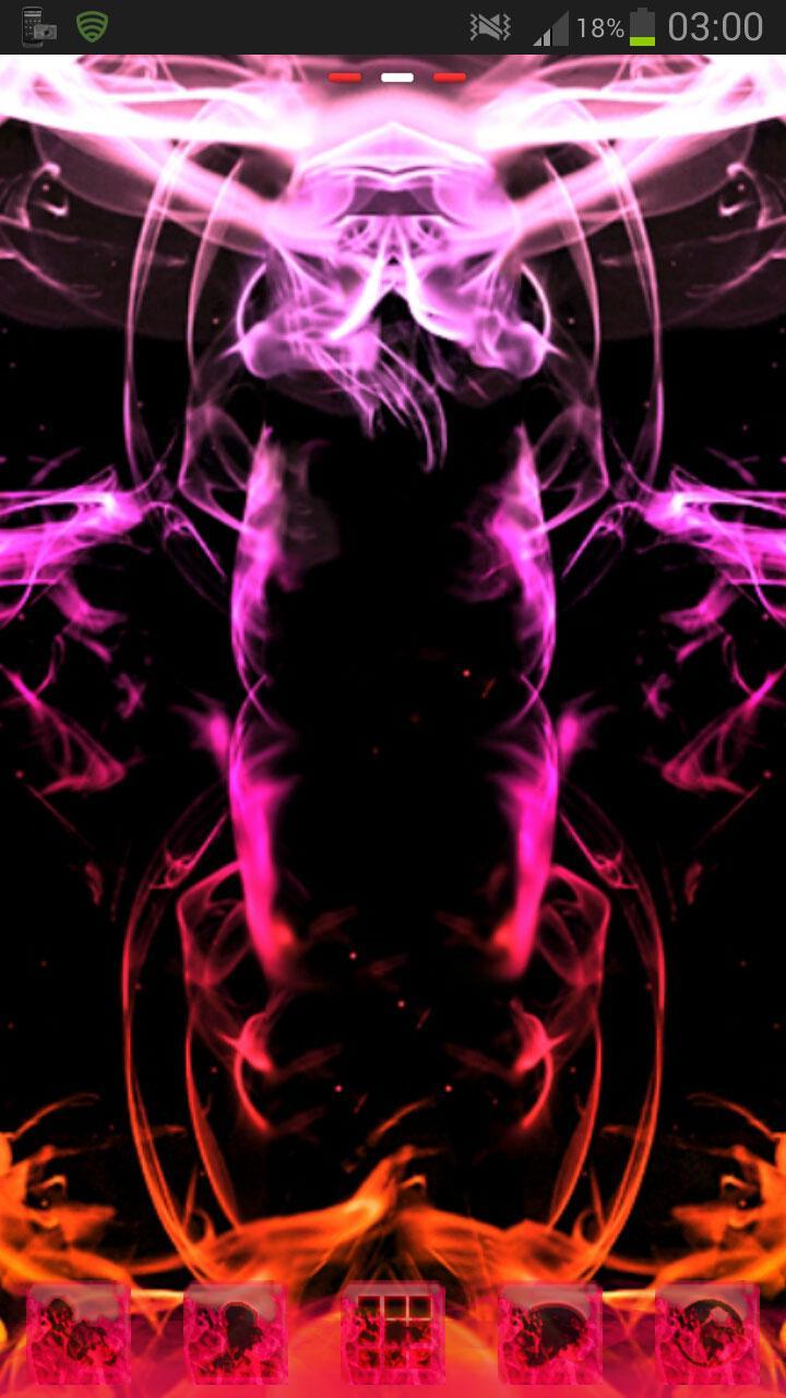 GO Launcher Theme colors smoke