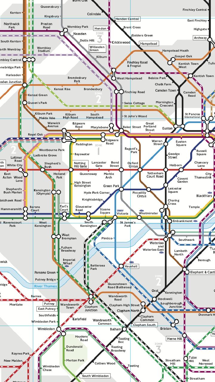 Standard Tube Map