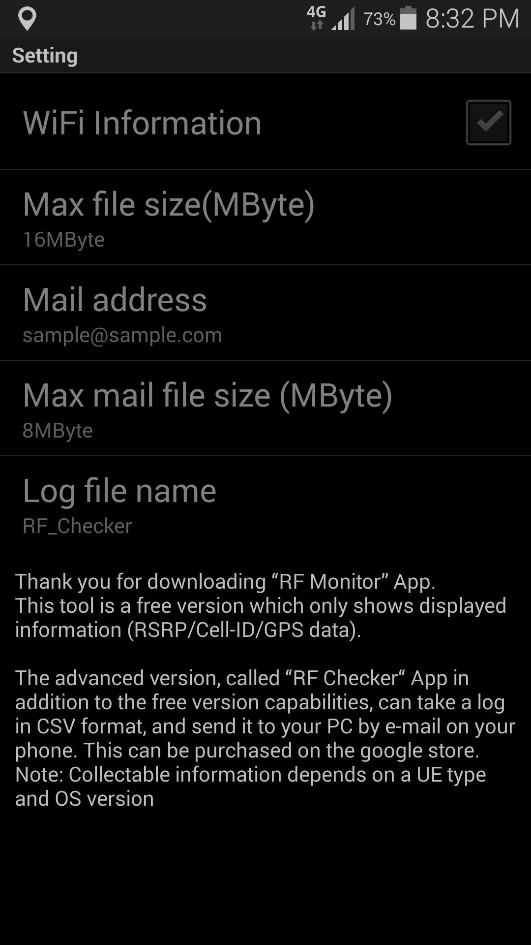 RF_Monitor -Radio strength -