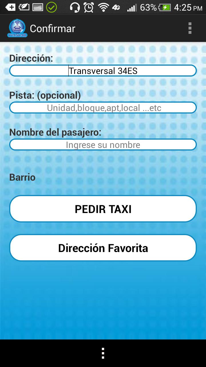 TAXI FIEL