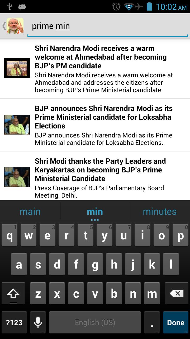 Narendra Modi Speeches-Videos