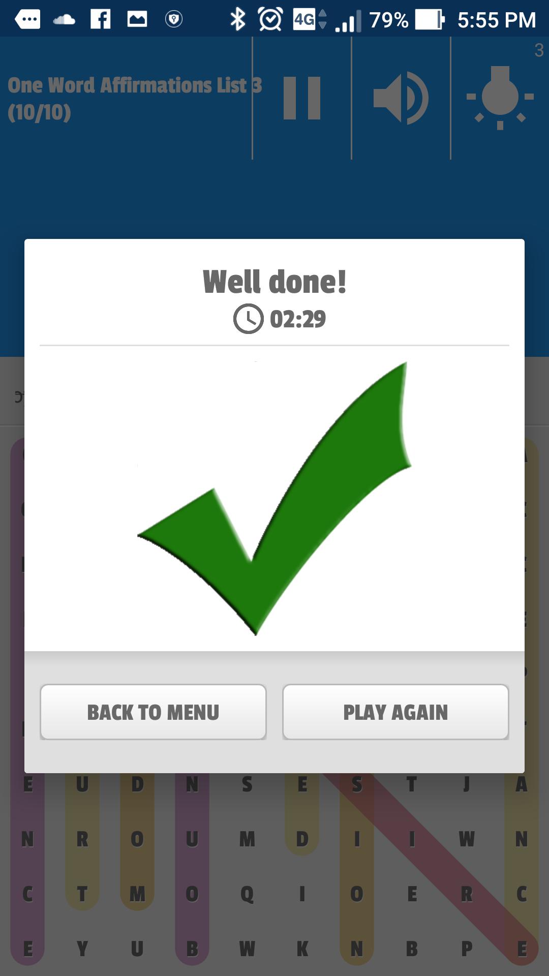 One Word Affirmations Word Sea