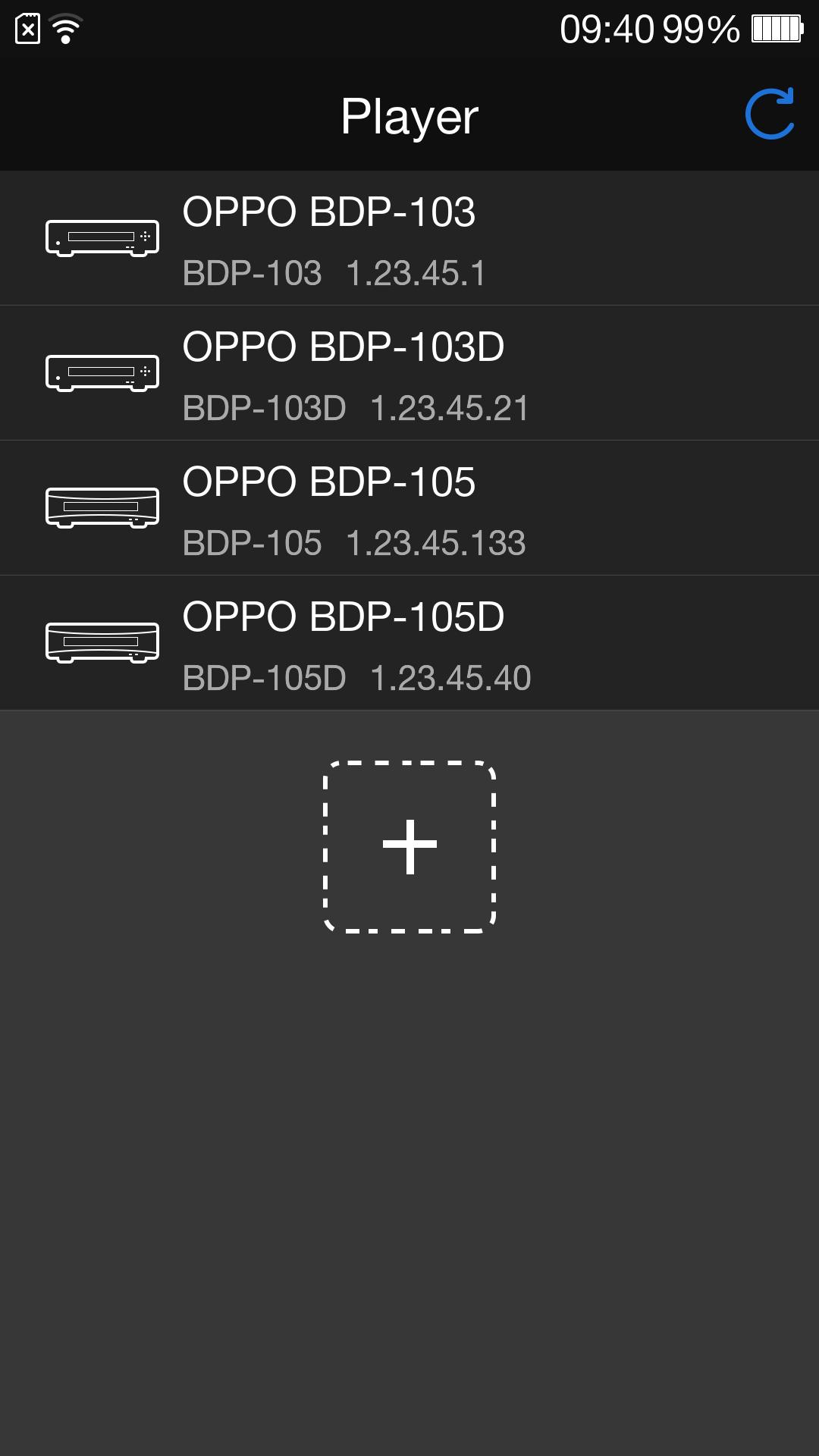 OPPO BDP-10x MediaControl