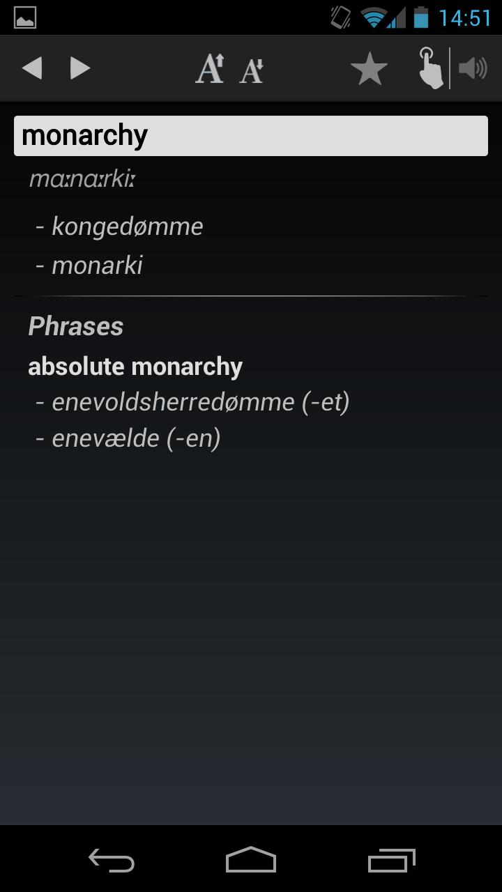 Free Dict Danish English