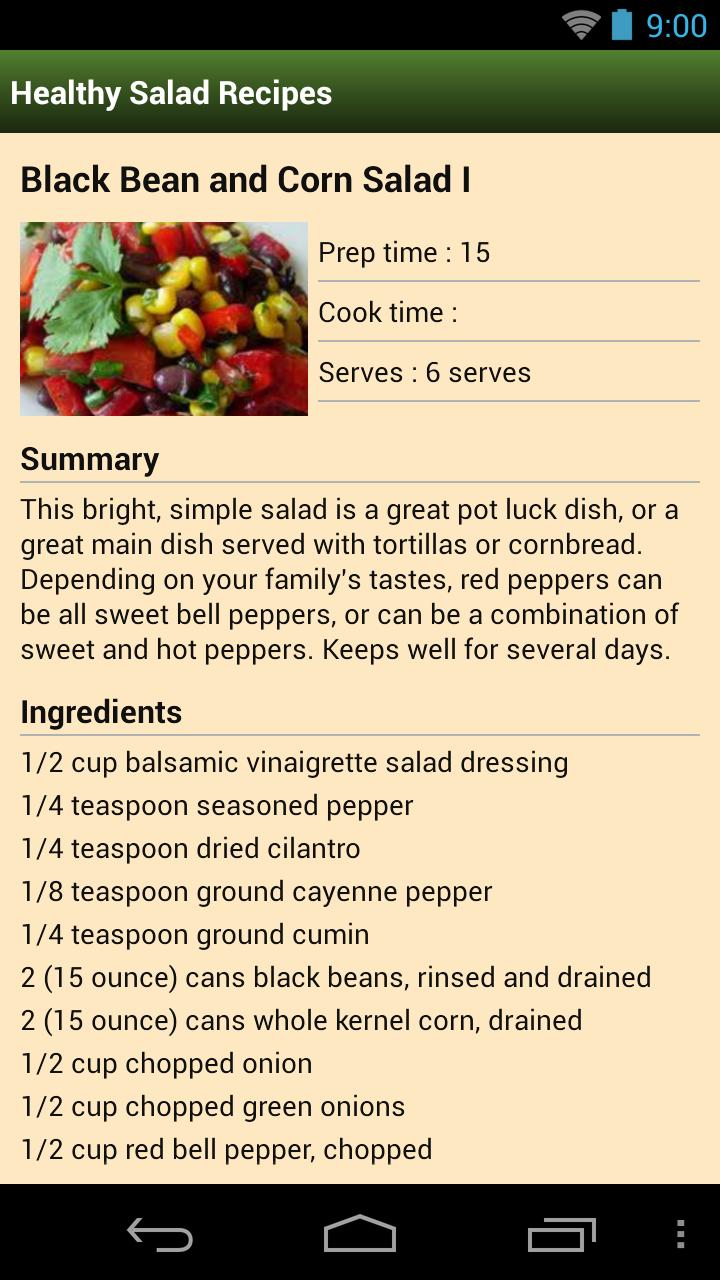 Healthy Salad Recipes