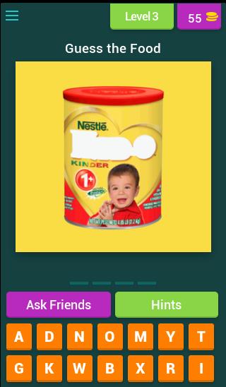 Guess The Food Trivia