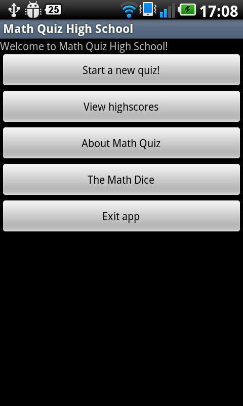 Math Quiz High School Free