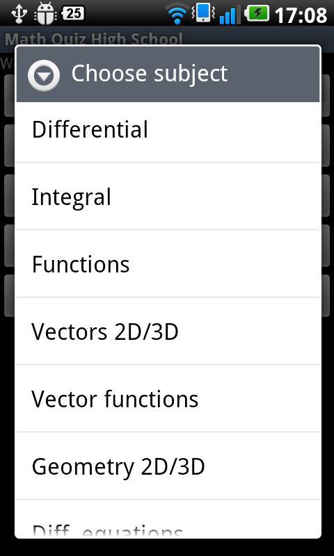 Math Quiz High School Free