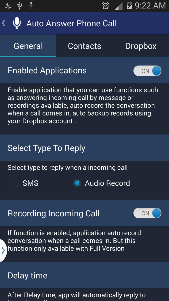 Auto Answer Phone Call Pro