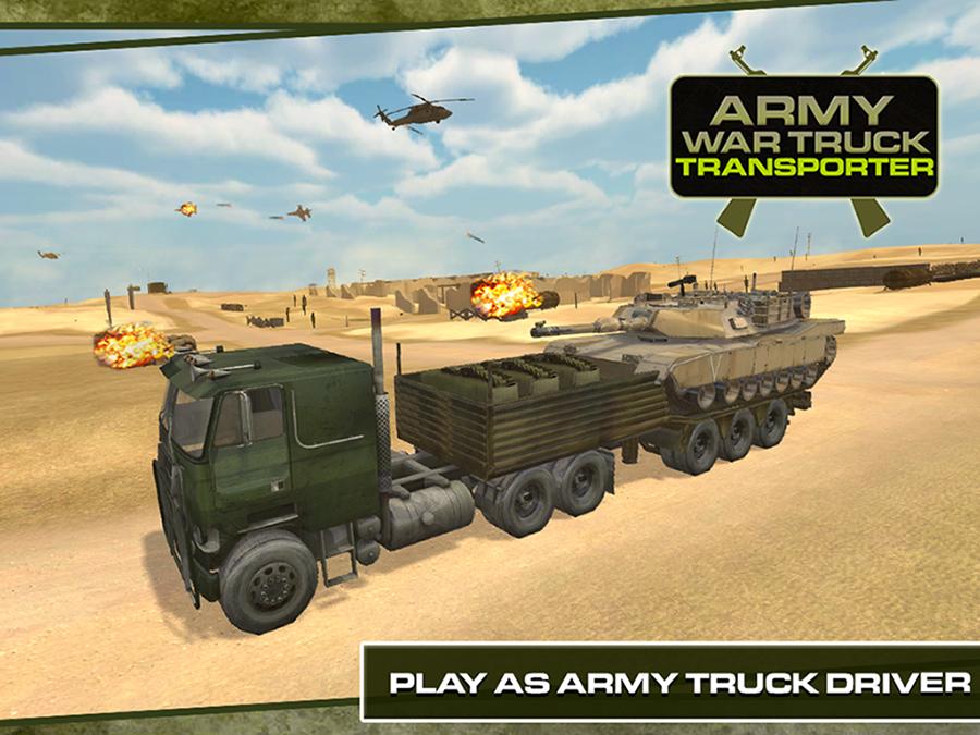 Army War Truck Transport