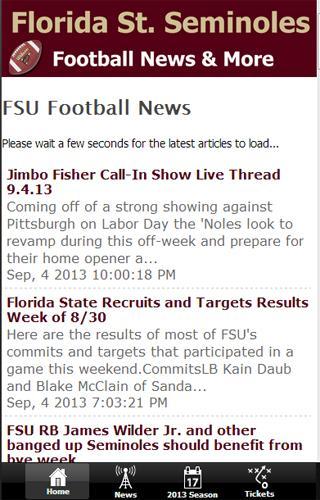FSU Football News