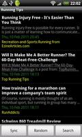 Running Tips