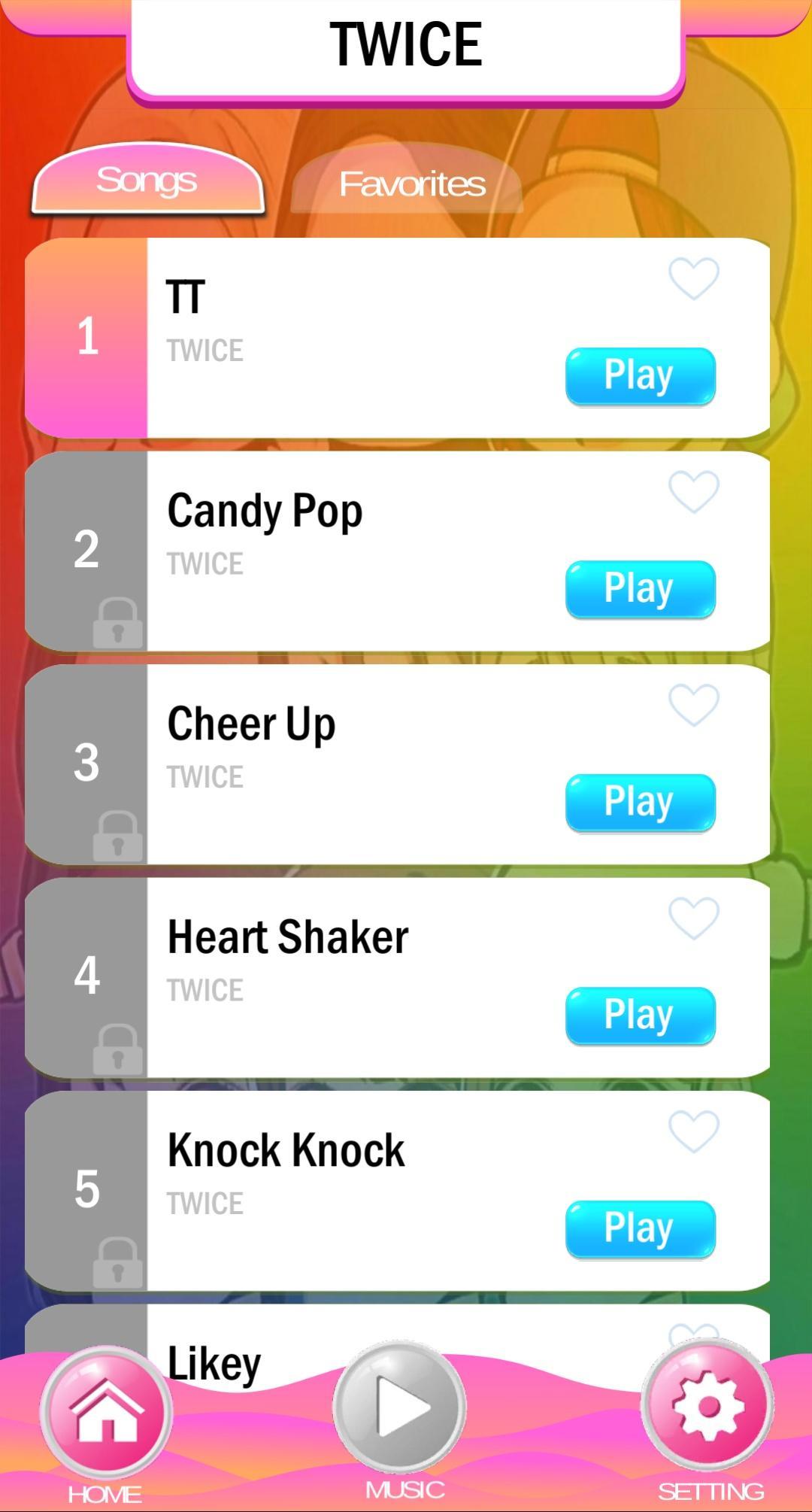 TWICE Chibi Piano Tiles