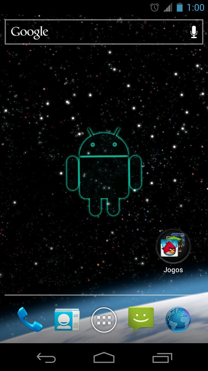 Droid in Space Live Wallpaper