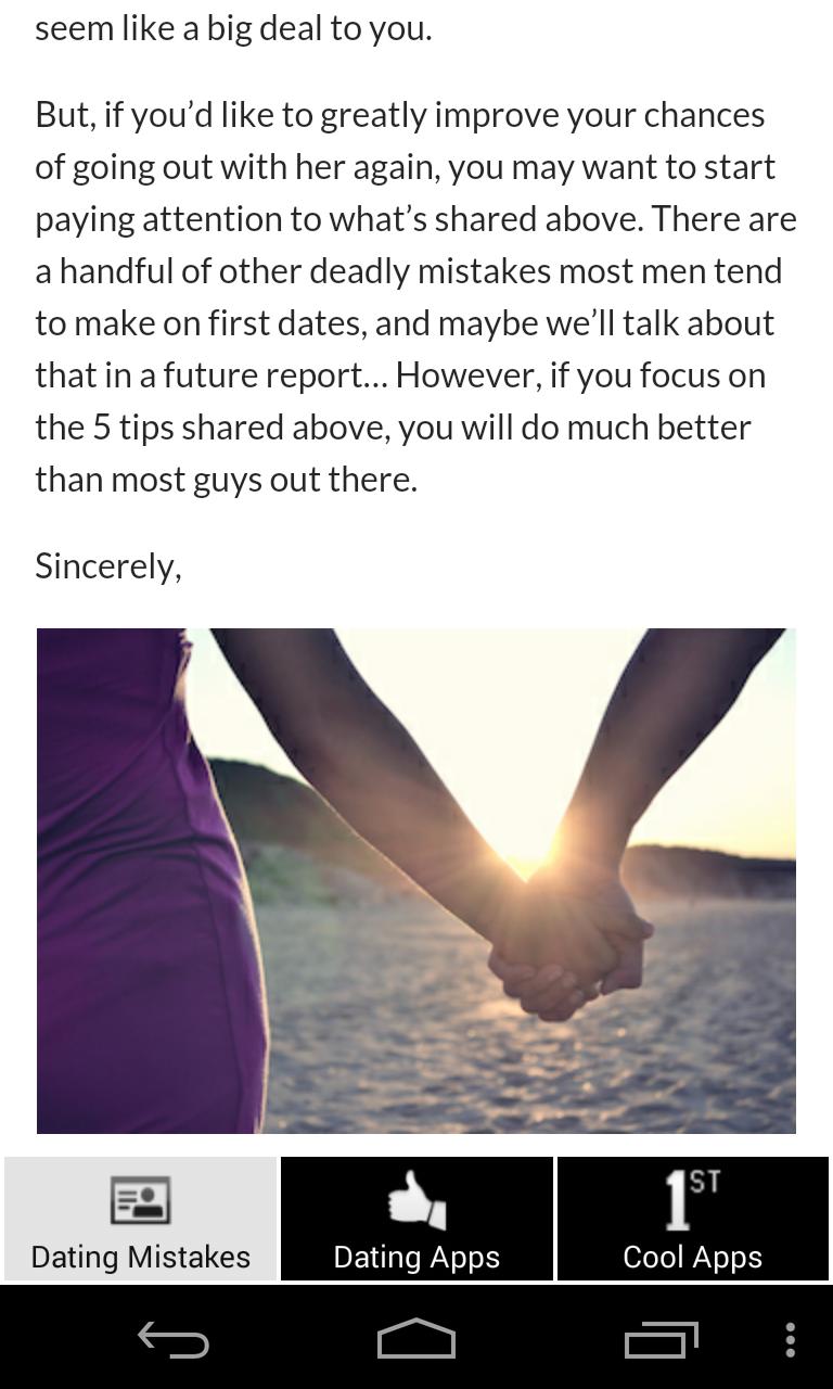 Big Dating Mistakes To Avoid