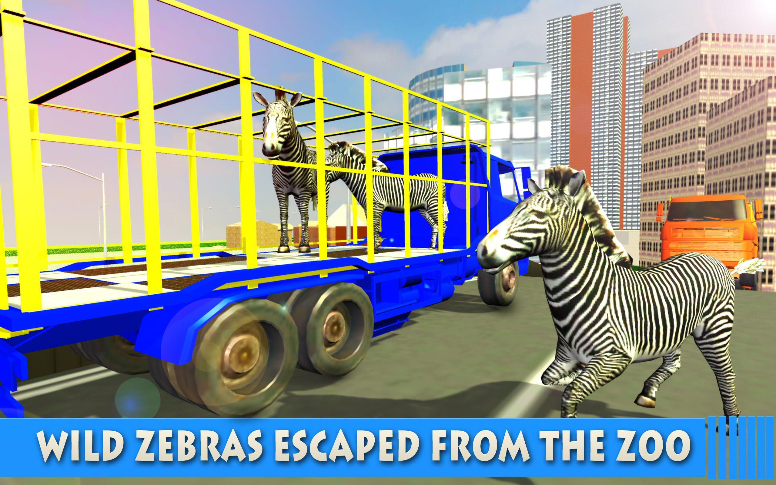 City Zoo Transport Truck 3D