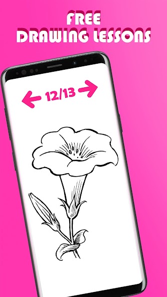 Draw Flowers Step By Step