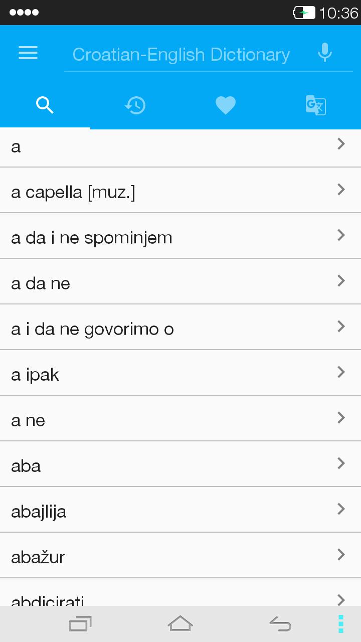 English<->Croatian Dictionary