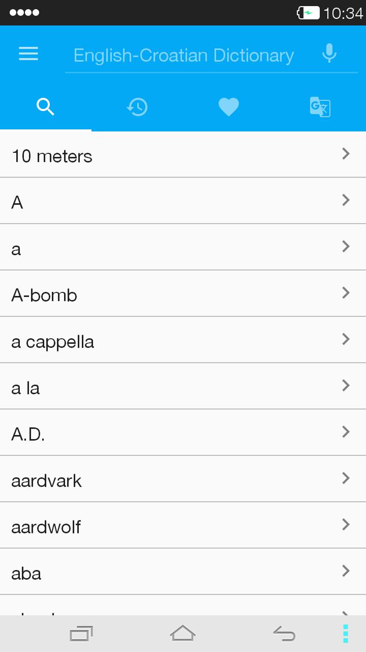 English<->Croatian Dictionary