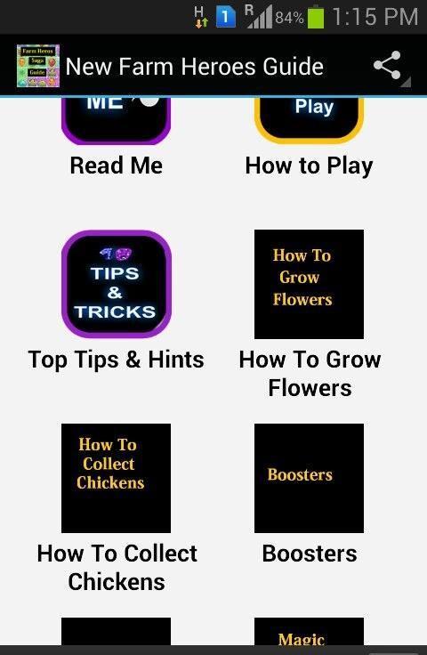 New Farm Heroes Guide