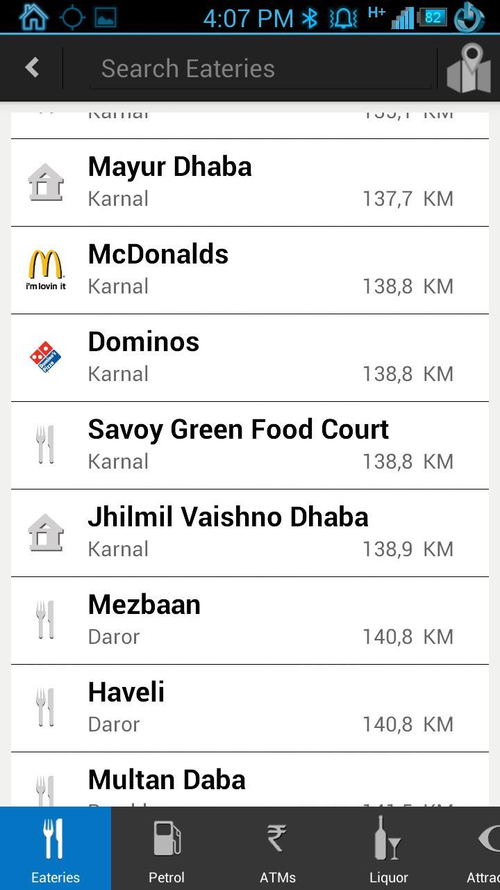 Road Trips Nearby Places Maps