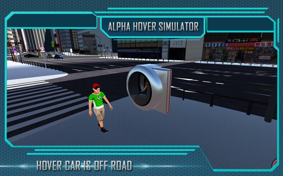 Futuristic Flying Hover Stunts