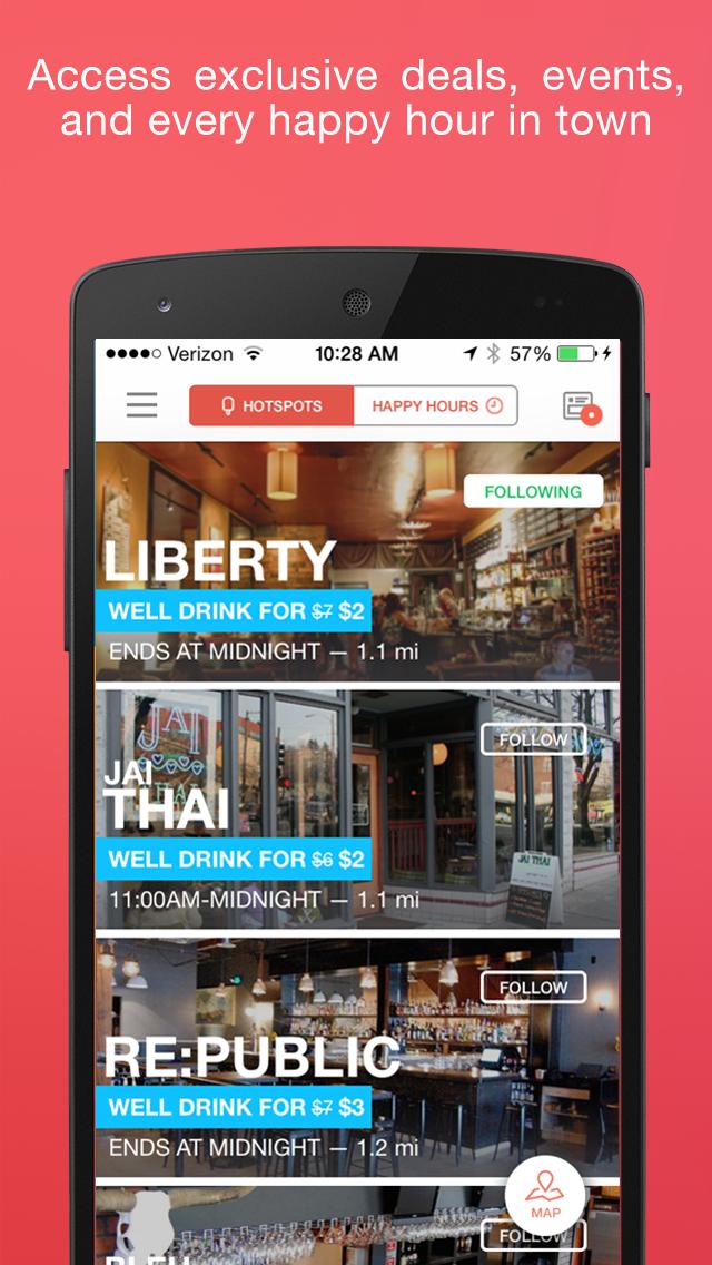 Hotspot: Happy Hour on Demand