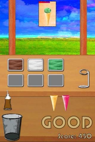 Ice cream shop cooking game