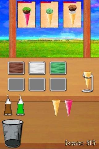 Ice cream shop cooking game