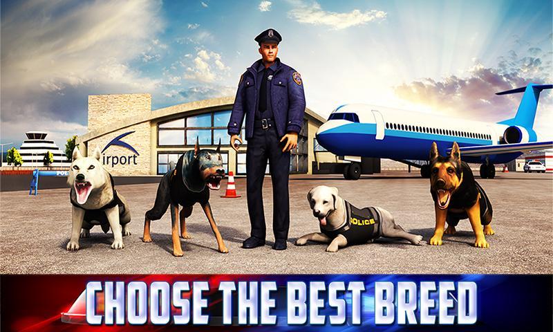Airport Police Dog Duty Sim