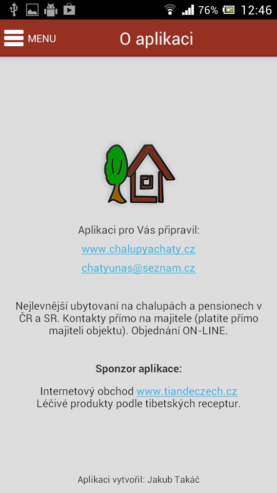 Rental cottages in CZ and SK