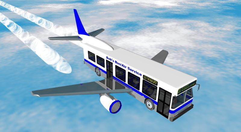 Flying Bus Simulator Free 2016
