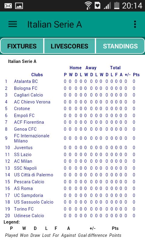 Italian Serie Sports App